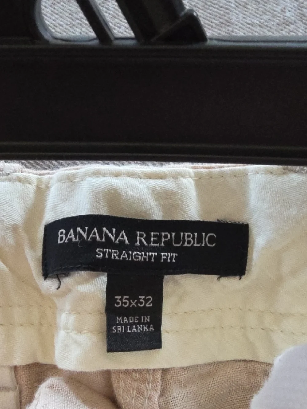Banana Republic Men's Drawstring Linen Chinos - Light Tan